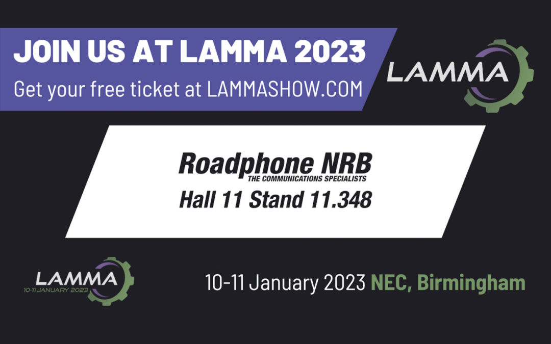 Join Roadphone NRB at LAMMA 2023